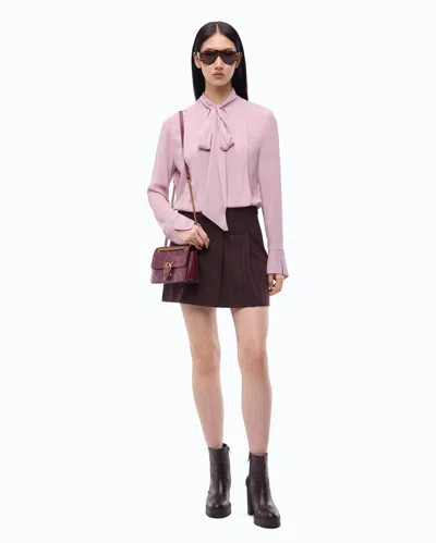 Pinko - Blouse À Col Lavallière - 36 In Pink
