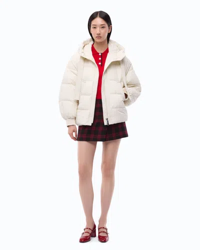 Pinko - Blouson Oversize À Capuche - Xxs In White