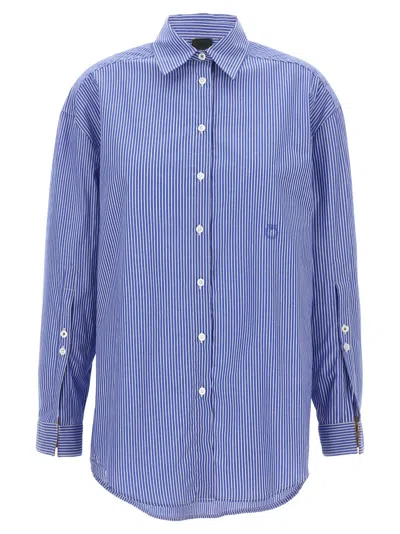 Pinko Logo-embroidered Shirt In Multi