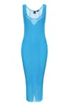 Pinko Blue Midi Dress