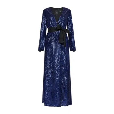 Pinko Blue Polyester Dress