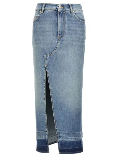 PINKO PINKO CAIRO DENIM SKIRT CLOTHING