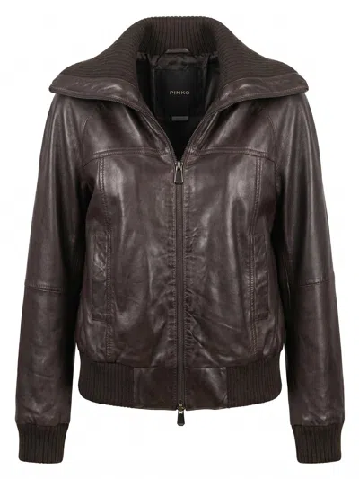 Pinko Bluma Bomber In Black