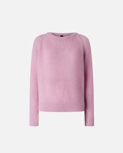 Pinko Raglan-sleeve Sweater In Pink