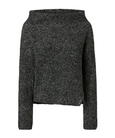 Pinko Boat-neck Sweater In Black
