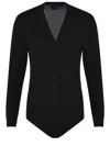 Pinko Bodysuit "collarino" Made Of Wool