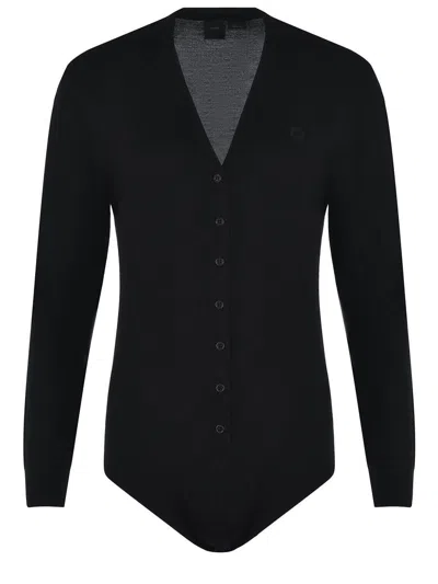 Pinko Bodysuit "collarino" Made Of Wool