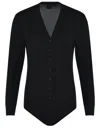 PINKO PINKO BODYSUIT "COLLARINO" MADE OF WOOL