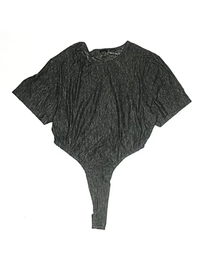 Pre-owned Pinko Bodysuit In Gray