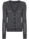 Pinko Boise Cardigan In Grey