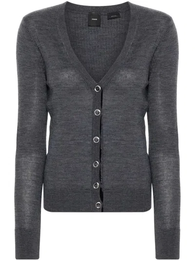 Pinko Boise Cardigan In Grey