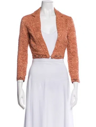 Pre-owned Pinko Bolero In Orange