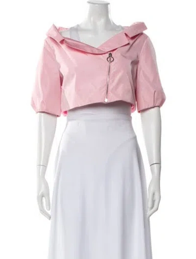 Pre-owned Pinko Bolero In Pink