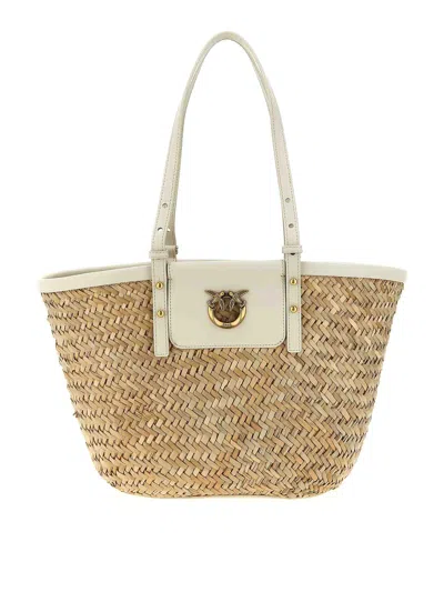 Pinko Love Summer Basket Shoulder Bag