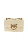 Pinko Love One Classic Light Crossbody Bags White In White