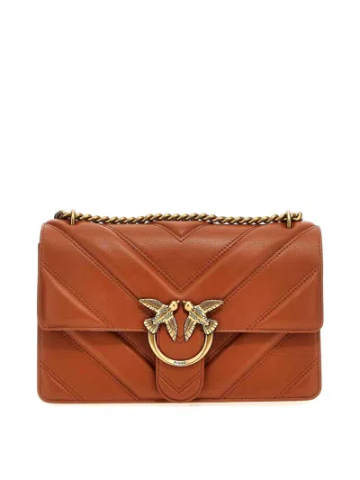 PINKO LOVE ONE CLASSIC LIGHT CROSSBODY BAG