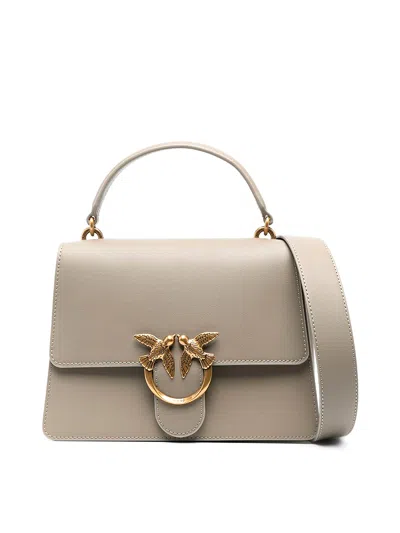 Pinko Bolsa Bandolera - Mini Love In Beige