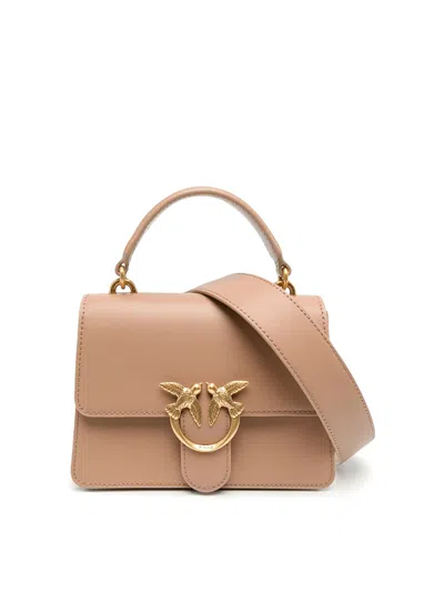 Pinko `mini Love Bag One` Top Handle Bag In Beige