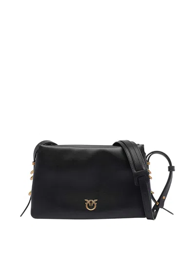 Pinko Mini One Two Three Crossbody Bag In Black