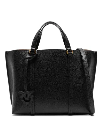 Pinko Carrie Tote In Black