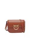 Pinko Brown Love Shoulder Bag