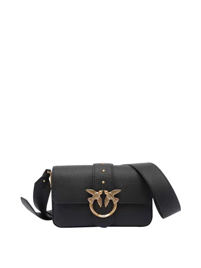 PINKO MINI LOVE ONE SLOUCHY SHOULDER BAG