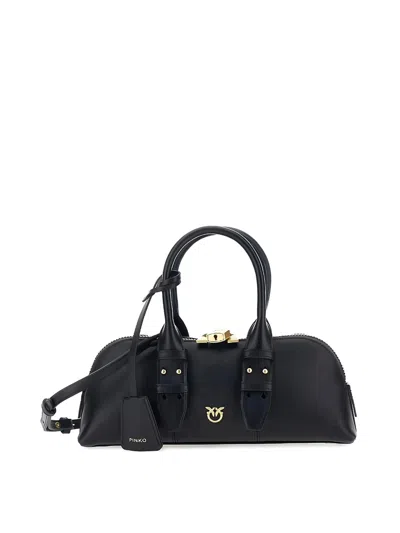 PINKO BOLSA DE HOMBRO - NEGRO
