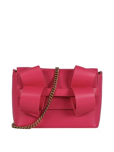 Pinko Aika Clutch Mini Bag In Fuchsia