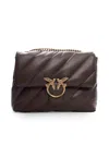 Pinko Big Love Puff Maxi Quilt Bag In Gold