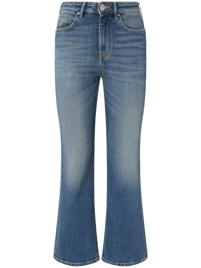 Pinko Bootcut Denim Jeans For Women In Lavaggio Medio