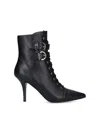 Pinko Pointed Toe Ankle Boots With High Stiletto Heel In Black