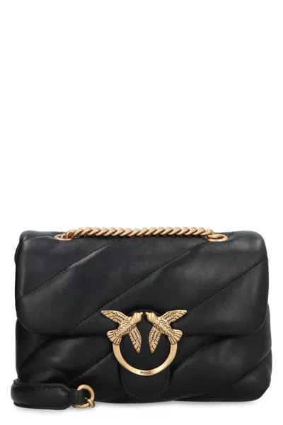 Pinko Women's Mini Love Bag Puff Maxi Quilt In Black
