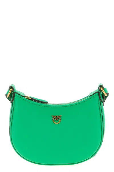 Pinko Borsa A Spalla 'baby Half Moon' In Green