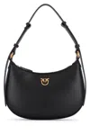 Pinko Half Moon Mini Bag In Black
