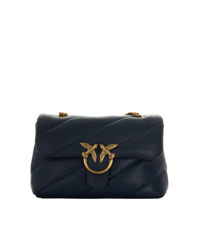 Pinko Borsa A Tracolla Media Love Bag Puff Blu