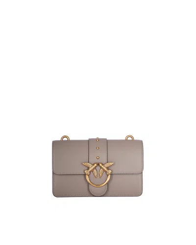 PINKO BORSA A TRACOLLA MINI LOVE BAG NOCE/ANTIQUE GOLD