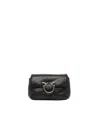 Pinko Borsa A Tracolla Piccola Baby Love Bag Puff Nero/old Silver