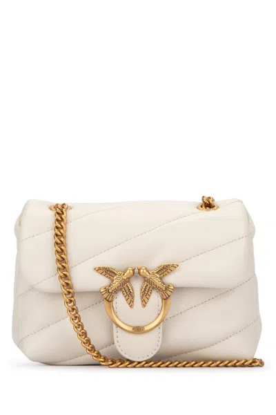 Pinko Borsa A Tracolla In White