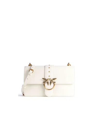 Pinko Borsa Mini Love Bag Icon Bianco Seta In Z14q