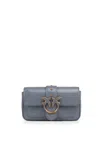 Pinko Borsa Poket Love One Simply Recycled In Clear Blue