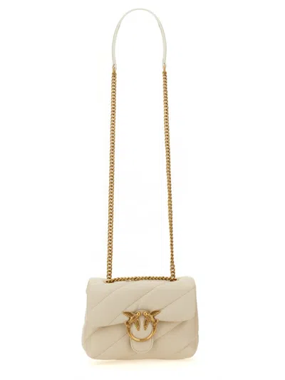 Pinko Borsa "love Puff" Mini In Neutral