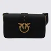 Pinko Love Bag One Medium Handbag In Leather In Black