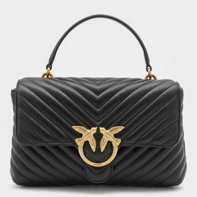 PINKO PINKO LEATHER LOVE LADY PUFF CLASSIC SHOULDER BAG