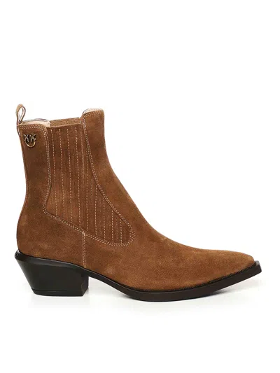 Pinko Ankle Boots In White