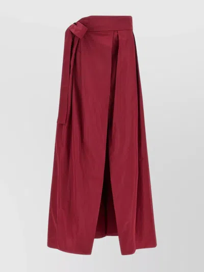 PINKO 'BOW DETAIL HIGH WAIST MAXI LENGTH SKIRT'