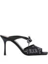 Pinko Bow Embellished Lisa 17 Pumps In Black