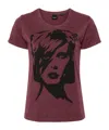 Pinko Bowie-print T-shirt In Red