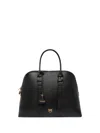 Pinko Bowling Bag Escape Maxi In Leather In Black