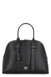 Pinko Bowling Bag Escape Maxi In Leather In Black