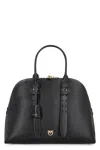 Pinko Bowling Bag Escape Maxi In Leather In Black